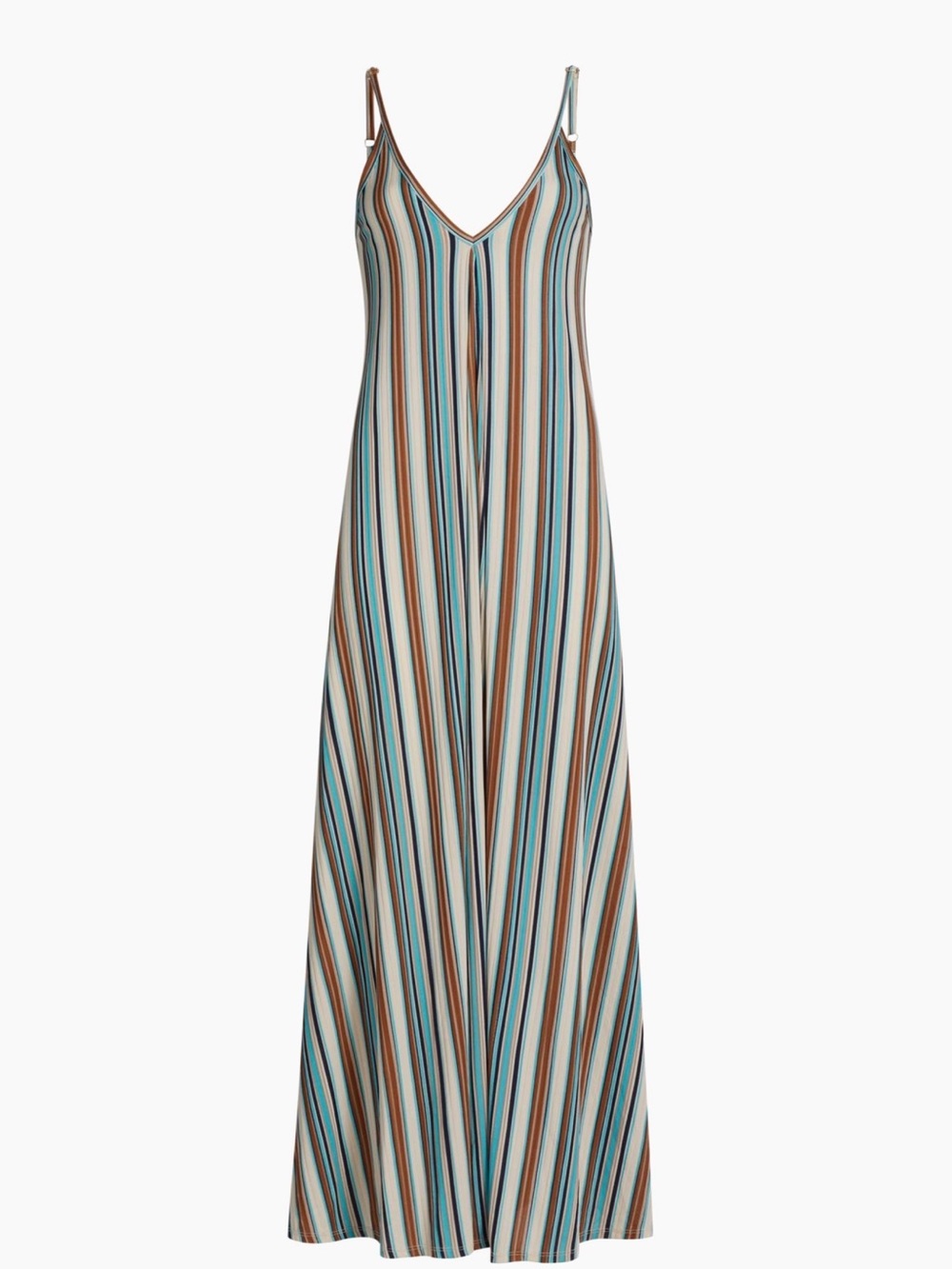 Ramy Brook ⭐️NEW⭐️ Clara Beach Stripe Sleeveless Maxi Dress Size Medium NWOT